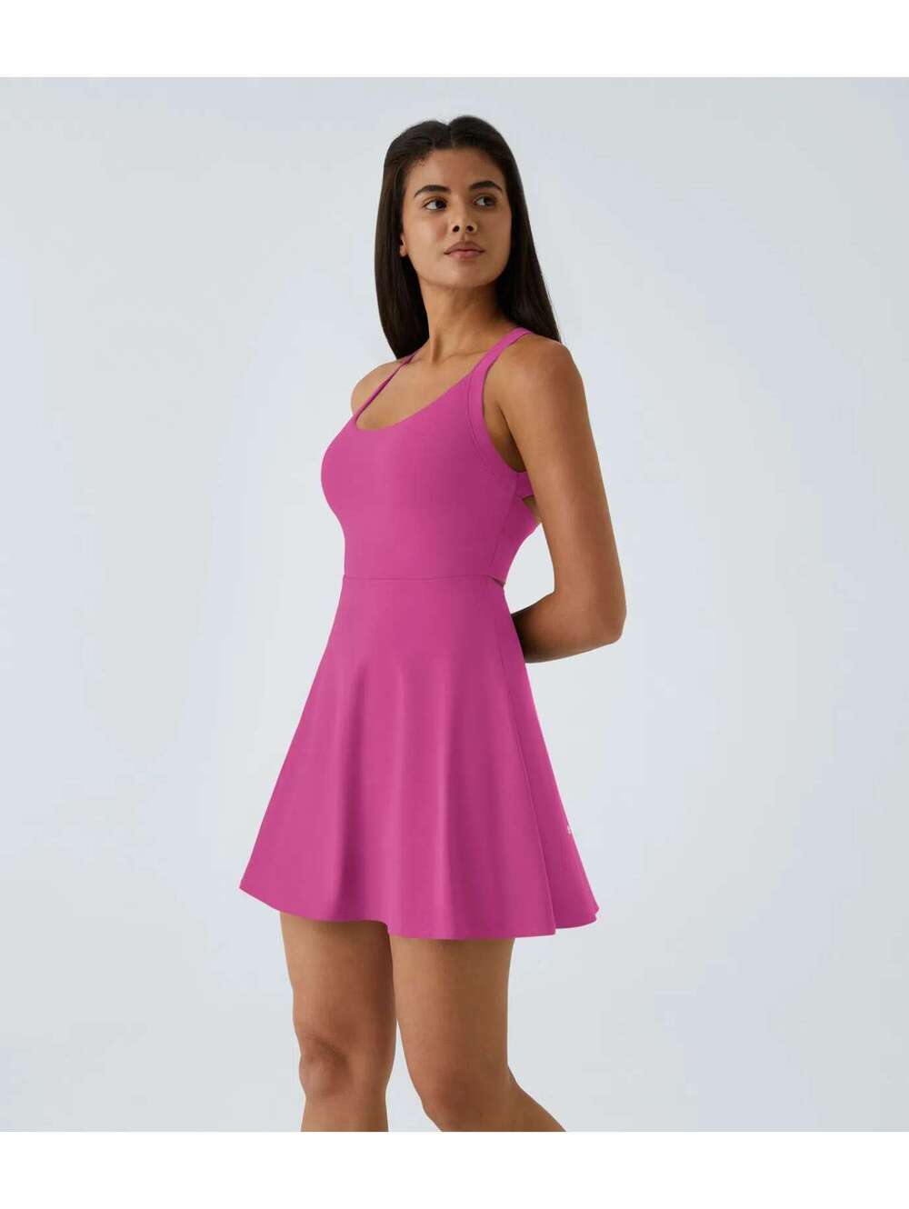 Halara SoftlyZero Airy Backless InstantCool Dress-Easy Peezy -Size XL